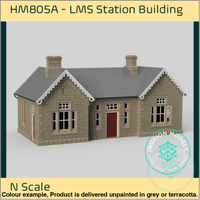 Hm805A – Lms Station Building N Scale