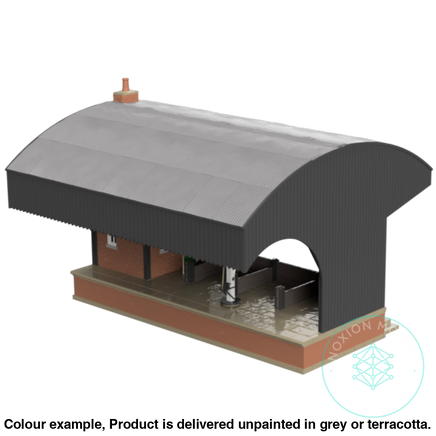 Hm807A – Coal Loading Stage N Scale Building