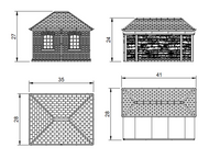 HM811A – LNER Tram Station N Scale N 1:148 N Scale Building