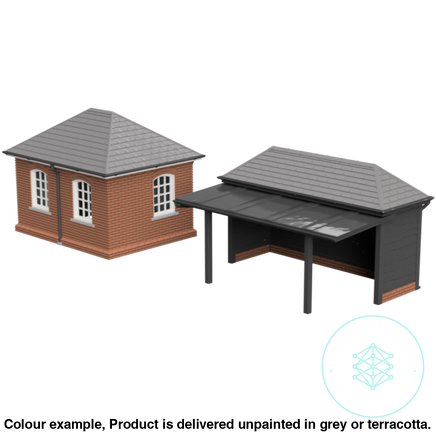 Hm811A – Lner Tram Station N Scale Building