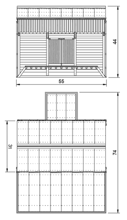 HM813B – GWR Goods Shed N Scale N 1:148 N Scale Building