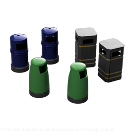Ho102A – Park Bins N Scale Accessory
