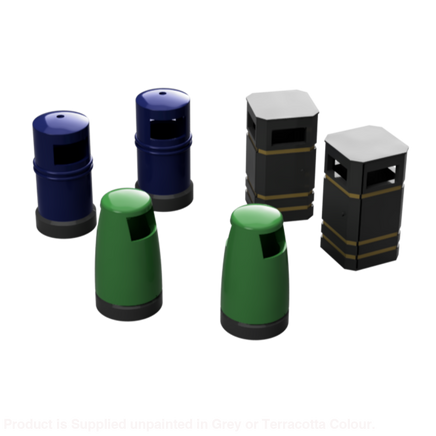 Ho102A – Park Bins N Scale Accessory