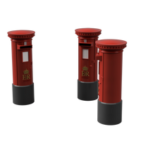 Ho105A – Post Boxes N Scale Accessory