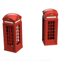 Ho106A - Phone Boxes N Scale Accessory