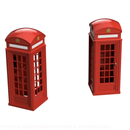 Ho106A - Phone Boxes N Scale Accessory