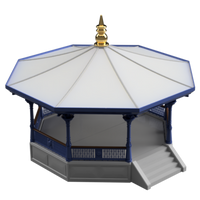 Ho116A – Bandstand N Scale Accessory