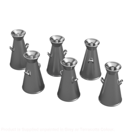 Ho301A – 17 Gallon Milk Churns N Scale Accessory