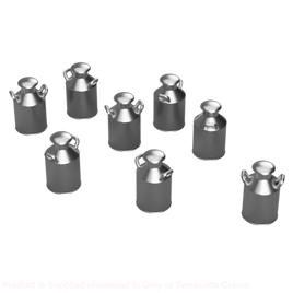 Ho301B – Small Milk Churns N Scale Accessory
