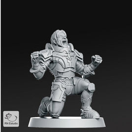 Human Lineman 8 Miniature