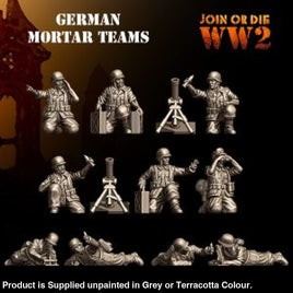JOD WW2 German Medium Mortar Team 28mm 1:56 Figure