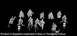 JOD WW2 German MG Teams 28mm 1:56 Figure