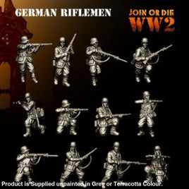 JOD WW2 German Riflemen 28mm 1:56 Figure