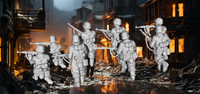 JOD WW2 German Riflemen 28mm 1:56 Figure