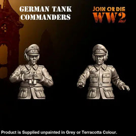 JOD WW2 German Tank Commanders 28mm 1:56 Figure