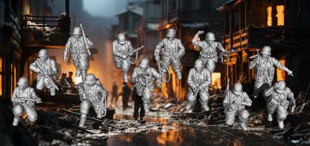 JOD WW2 German Troops 28mm 1:56 Figure