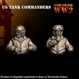 JOD WW2 US Tank Commanders 28mm 1:56 Figure