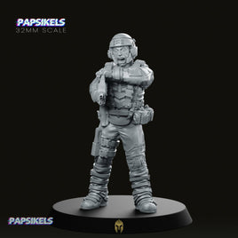 Jun Niebres Soldier Cyberpunk Miniature