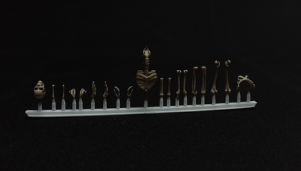 KOB - Basing Bits - Human Skeleton 1:56 Scale Medieval