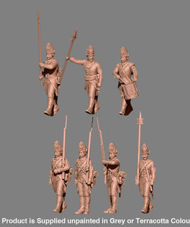 KOZ012 Napoleonic Russian Fusiliers 1799 set 01 Figure