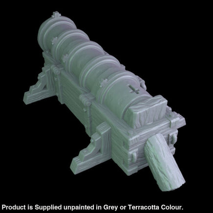MA003 1:56 28mm Big Ground Bombard (Medieval Artillery) Medieval