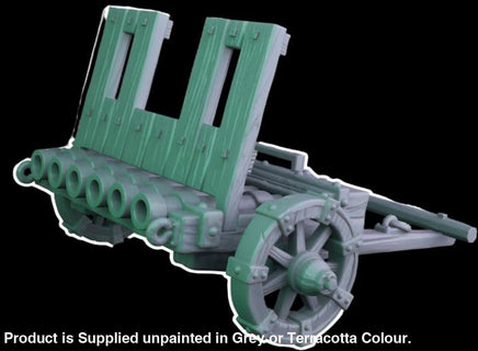 MA008 1:56 28mm Ribauldequin (Medieval Artillery) Medieval