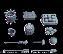 MA018 1:56 28mm Artillery accessories and props Medieval