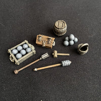 MA018 1:56 28mm Artillery accessories and props Medieval