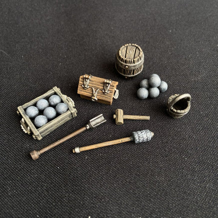 MA018 1:56 28mm Artillery accessories and props Medieval