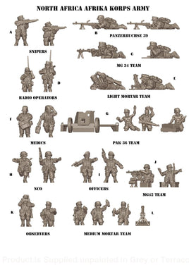March To Hell Ww2 Africa - Afrika Corps 1 15Mm 1:100 / A Figure