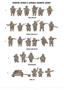 March To Hell Ww2 Africa - Afrika Corps 2 15Mm 1:100 / 1 Figure
