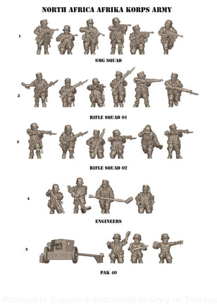March To Hell Ww2 Africa - Afrika Corps 2 15Mm 1:100 / 1 Figure