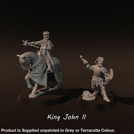 MED006 King John II Medieval Figure