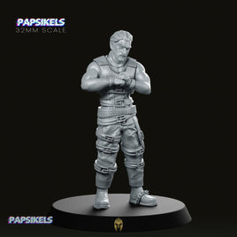 Menard of Brivia CyberPunk Ganger Miniature