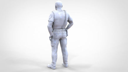Male Police Officer Figure