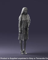 Female Doctor In Long Coat Figure