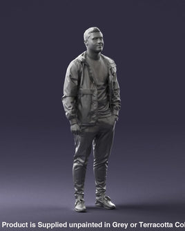 Young Smart Male In Sports Wear Figure