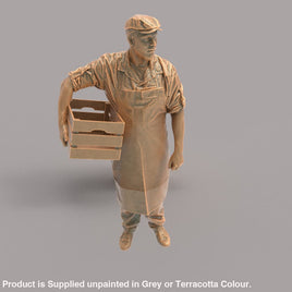 MM1034 Shop Keeper With Veg Box Figure