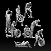 MM1070 Garage Mechanic 4 Figure