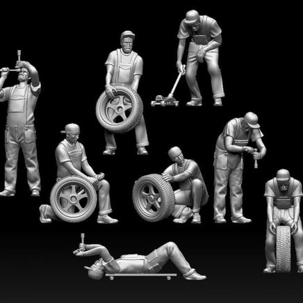 MM1070 Garage Mechanic 4 Figure