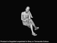 MM1081 Young girl sitting Figure