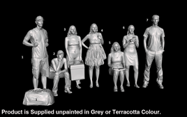 MM1102B OO Scale Passenger Figures Figure