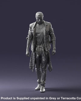Hip Young Male Wearing Cap Figure