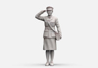 MM1154 WW2 RAF WAAF Saluting Figure
