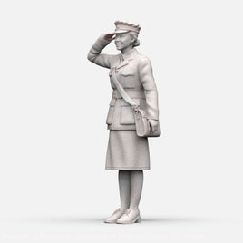MM1154 WW2 RAF WAAF Saluting Figure