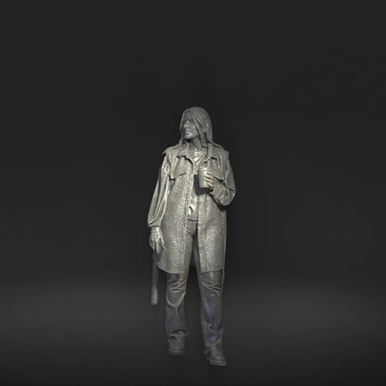 MM1184 In coat with Coffee Figure