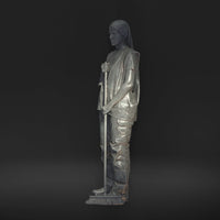 MM1186 Girl with Broom Figure