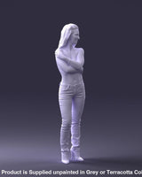 Half Naked Girl Posing Figure