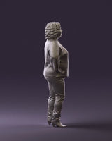 Large Older Female Hand On Hip Figure