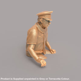 MM160BC Male Bus/Train Driver Cut at Waist Figure